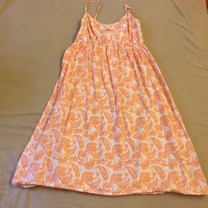 Paisley pattern summer dress